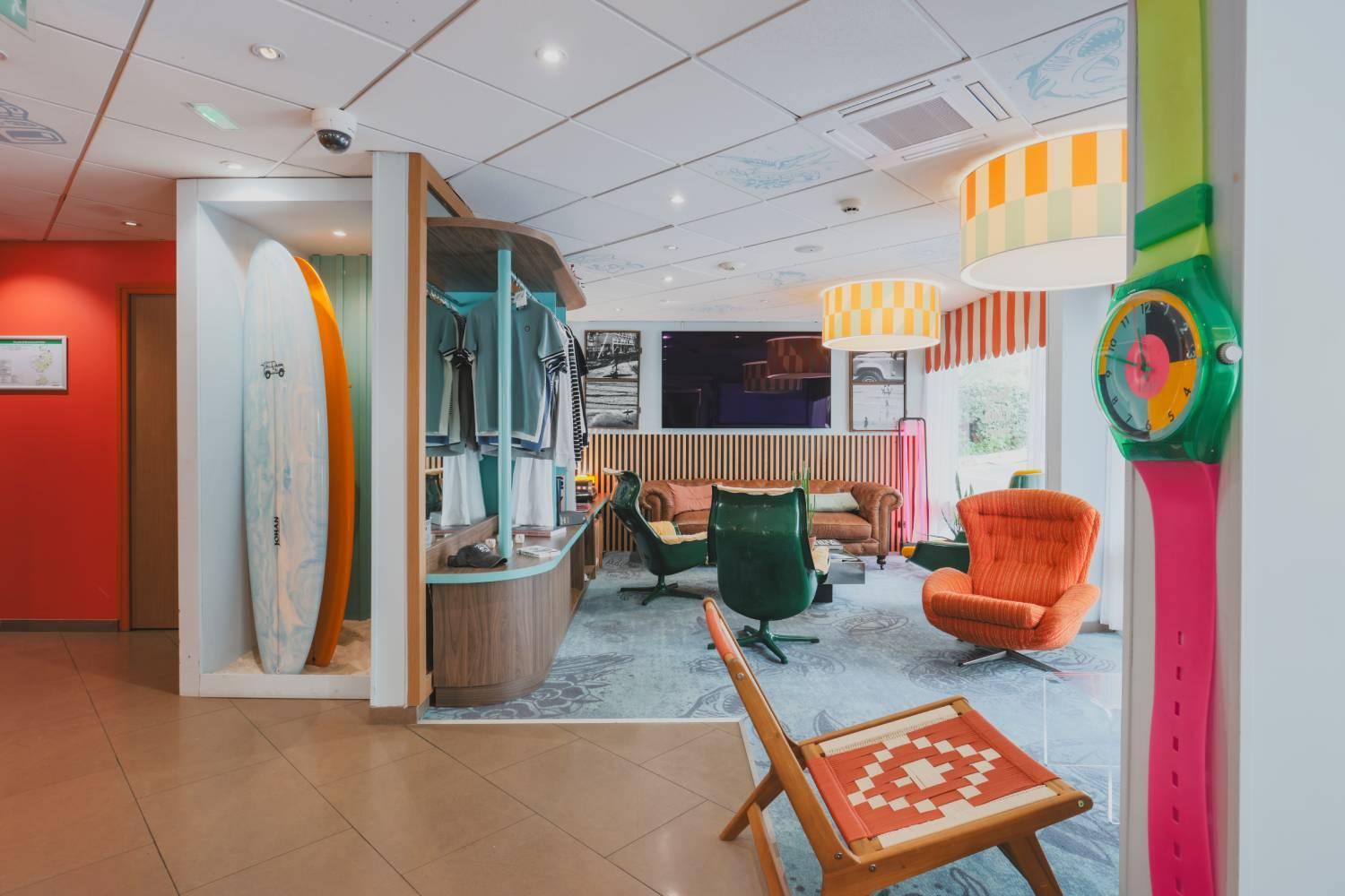 Hall d'entrée | Surf Club Hôtel by Akena à Biarritz